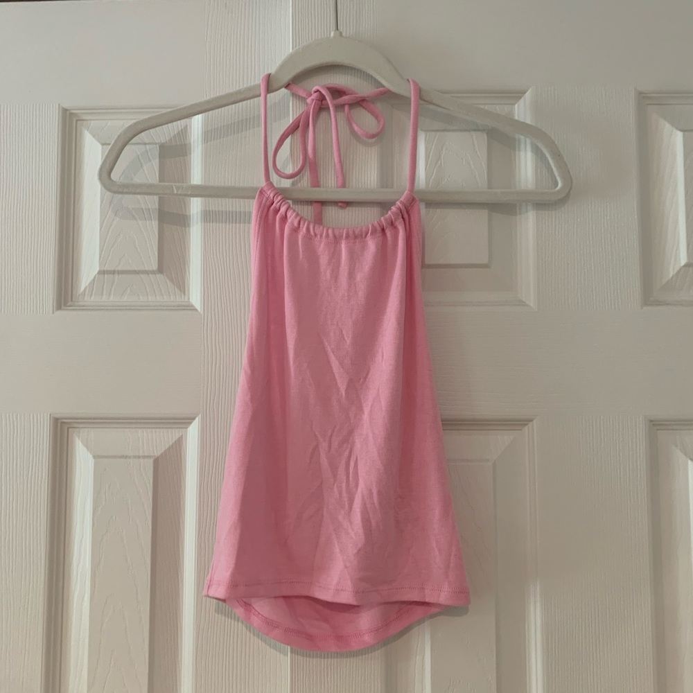 Light pink halter top